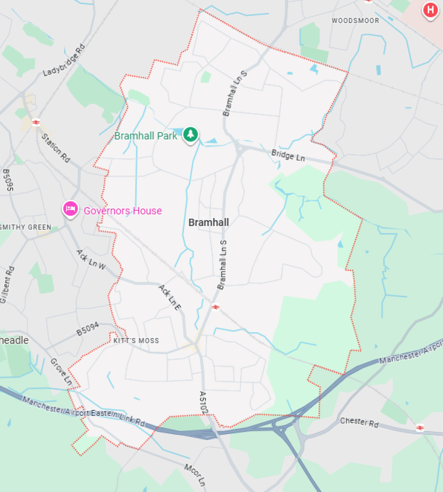 Map of Poynton